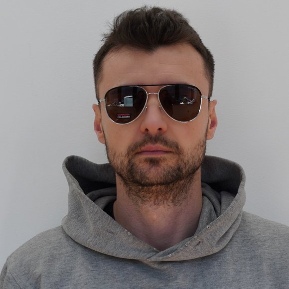 💯 NEW CARRERA 209/S 84JSP PALLADIUM BLACK POLARIZED SUNGLASSES - Picture 7 of 9